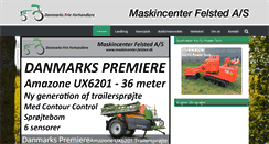 Desktop Screenshot of maskincenter-felsted.dk